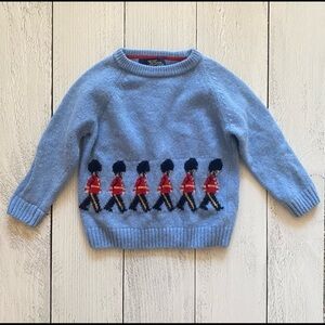 Boys British Wool Holiday Sweater, size 2T